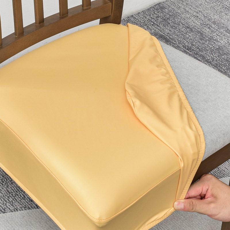 ⏳Time-Limited Special⏰Waterproof Stretch PU Leather Dining Chair Seat Cover 💧