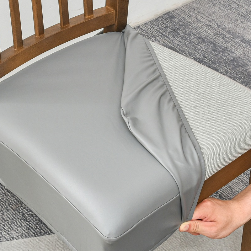 ⏳Time-Limited Special⏰Waterproof Stretch PU Leather Dining Chair Seat Cover 💧