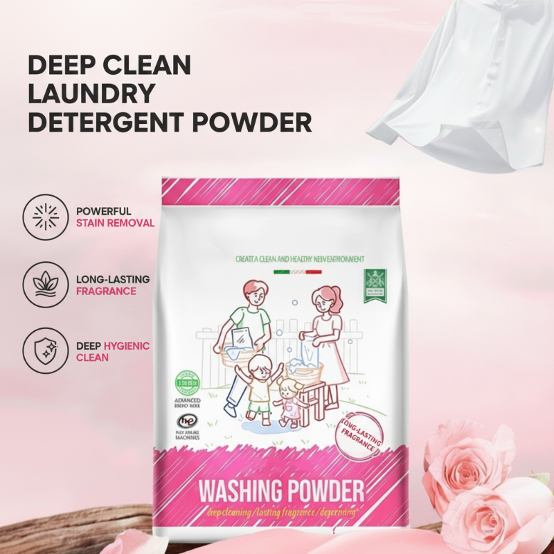 250g Deep Clean Laundry Detergent Powder