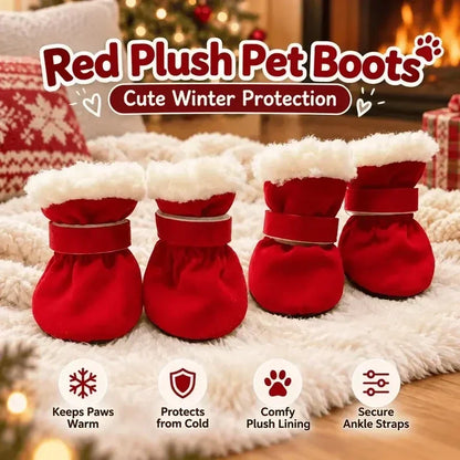 🔥 Hoje, 50 % de desconto!🐱🐶Botas quentes de inverno para cães com forro macio de pelúcia