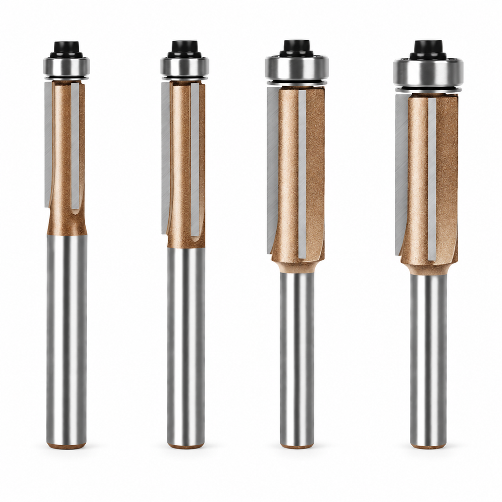 3-Flute Carbide Flush Trim Router Bit