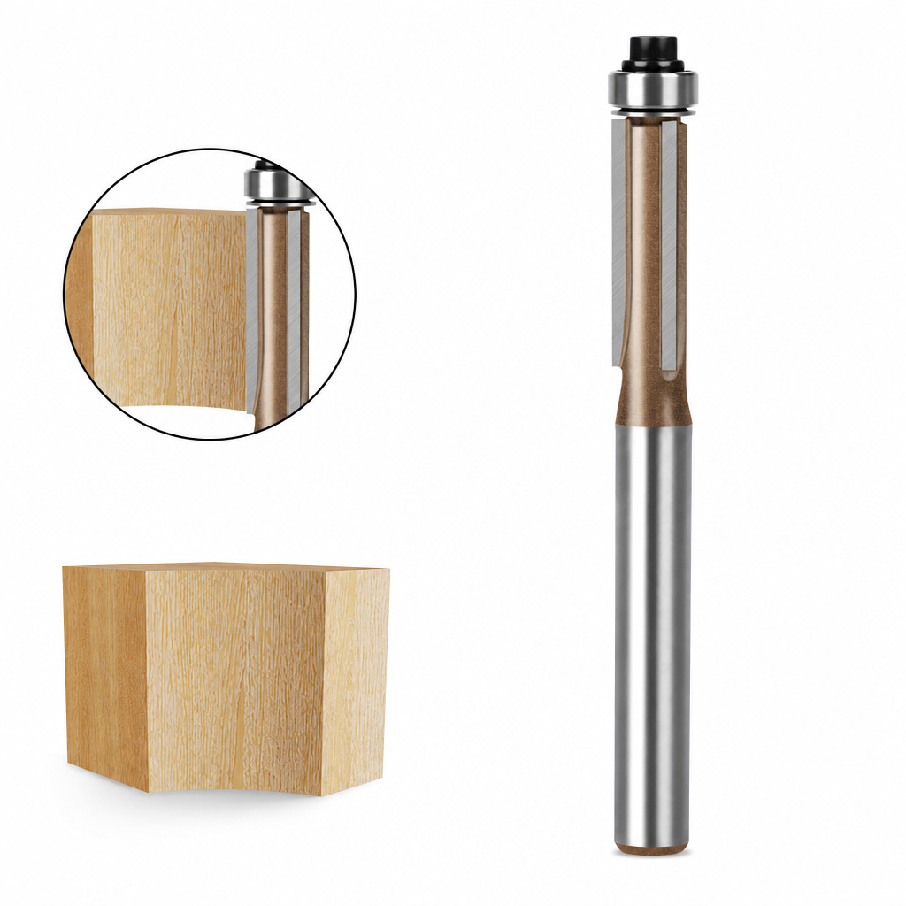 3-Flute Carbide Flush Trim Router Bit