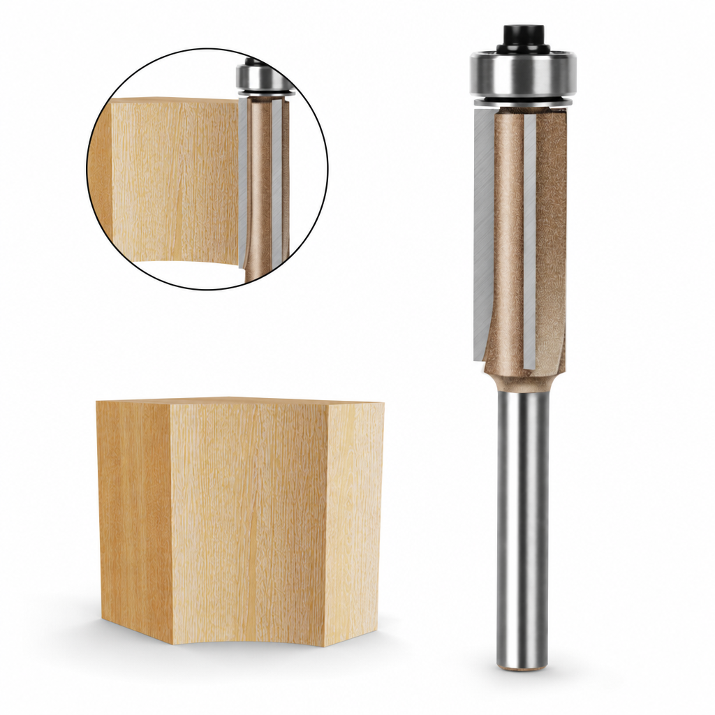 3-Flute Carbide Flush Trim Router Bit