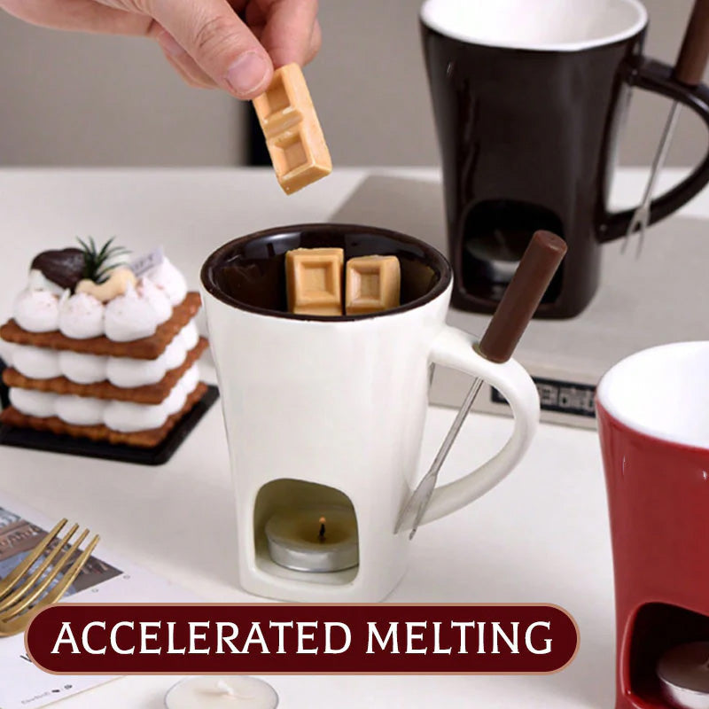 Ceramic Chocolate Fondue Mug