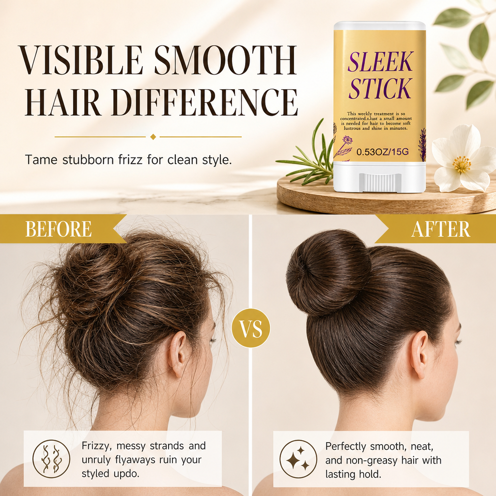 ✨ 50% korting! Styling stick tegen pluizig haar – temt losse haartjes in seconden, langdurige fixatie & voedende bijenwas. 15 g – voor een strakke look de hele dag! 💇‍♀️💪