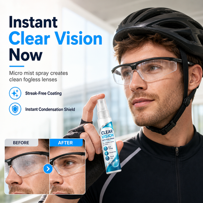 Portable Glasses Anti-Fog Spray and Lens Defogger