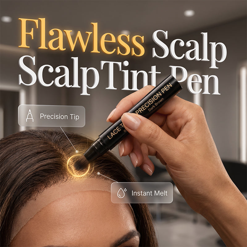🥳2026 HOT SALE🥳💞50K+ SOLD! 🖊️💇 50% OFF! Professional Lace Tint Precision Pen – melts knots, conceals lace grids & dries fast. Natural scalp match for flawless wig installs! 🛡️✅
