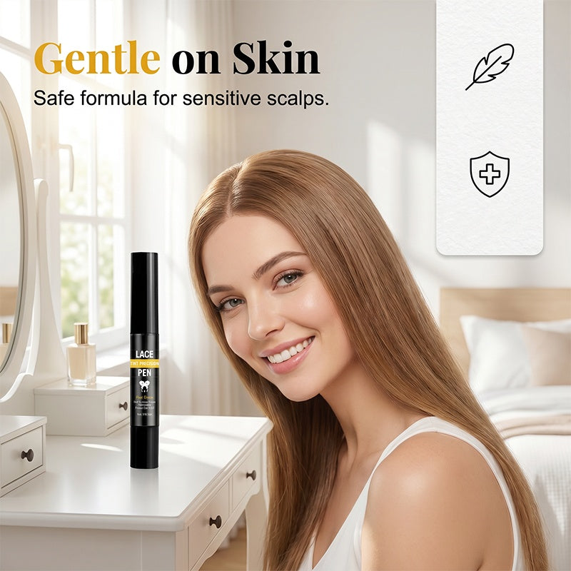 🥳2026 HOT SALE🥳💞50K+ SOLD! 🖊️💇 50% OFF! Professional Lace Tint Precision Pen – melts knots, conceals lace grids & dries fast. Natural scalp match for flawless wig installs! 🛡️✅