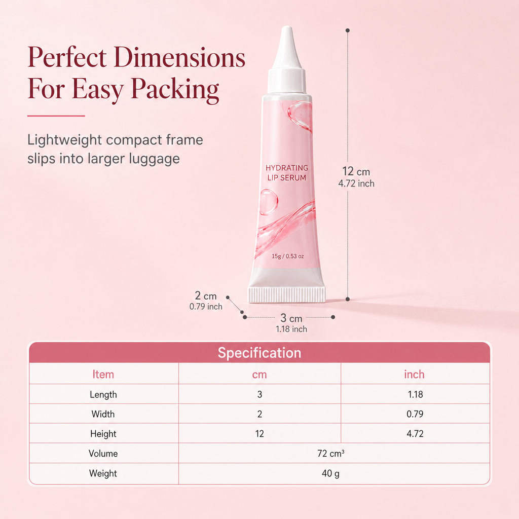 Moisturizing Lip Essence 15g Hydrating Lip Care for Soft and Smooth Lips