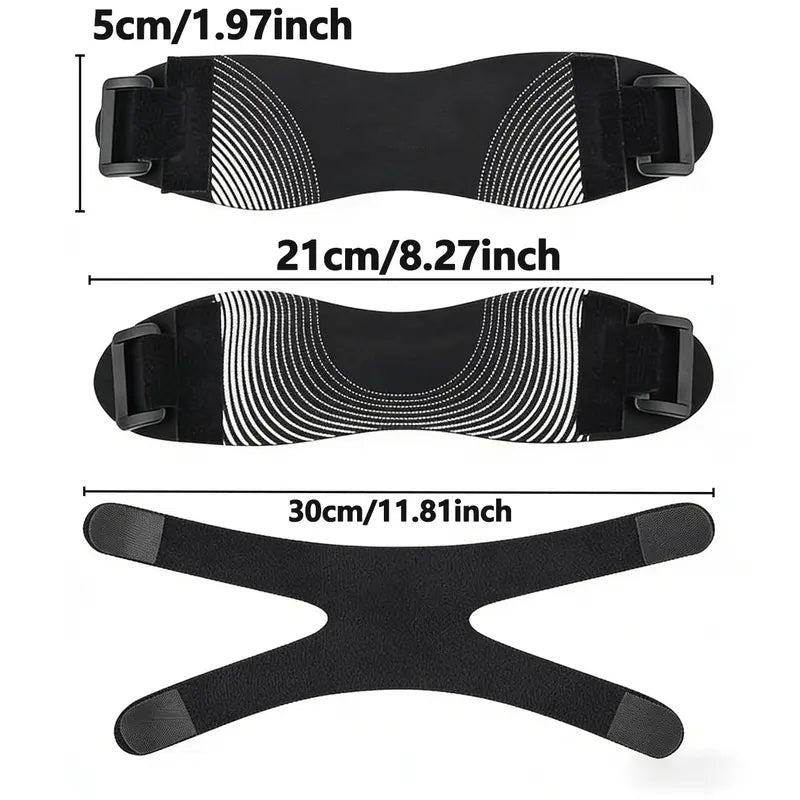 🔥50% OFF!!📢🏃 Adjustable Patella Support Knee Strap – Dual-Band Brace for Active Support & Everyday Comfort ✨