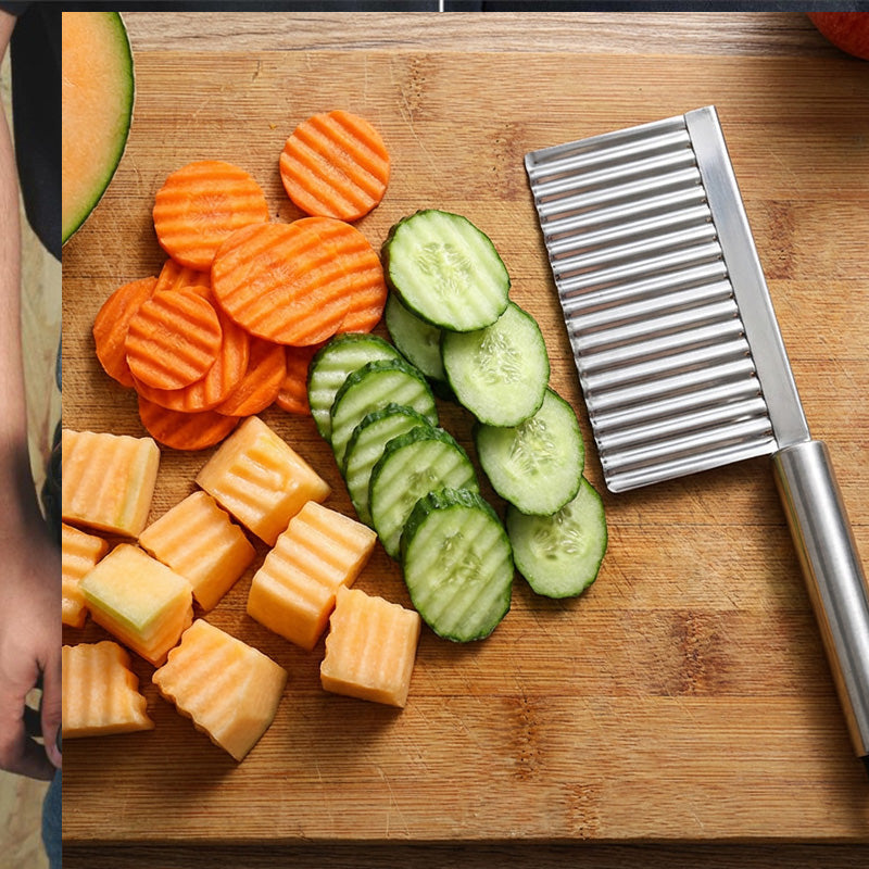 Stainless Steel Crinkle Cut Knife