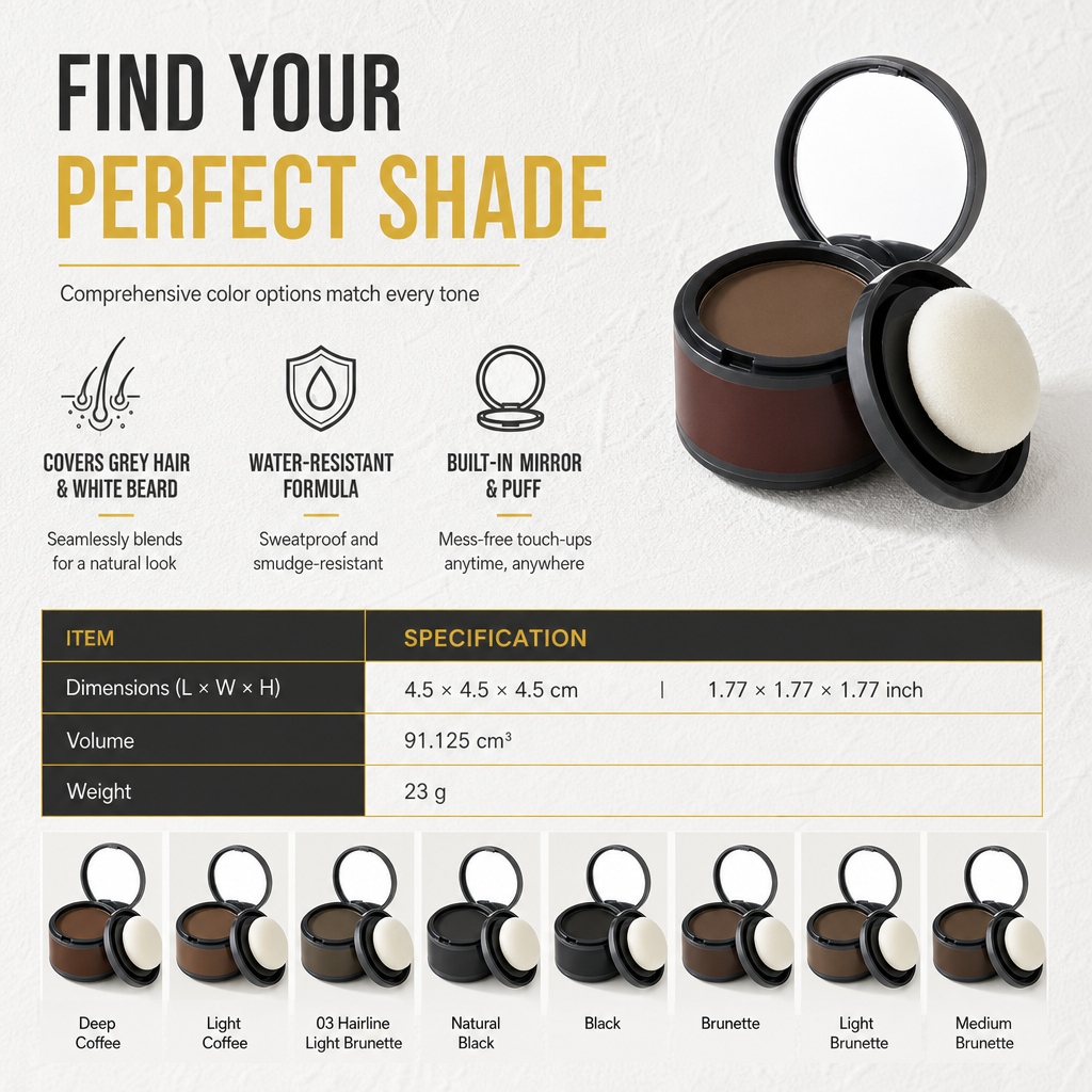 Waterproof Long-Lasting Hairline Contour Powder