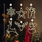 ⏳LAST DAY SALE ONLY ￡10.99!!🎄❄️ DIY Christmas Snowflake Suction Cup LED Lights ✨ | Battery Operated, Warm & Multi-Colour, Window Suction Lights, Christmas Home & Party Decor