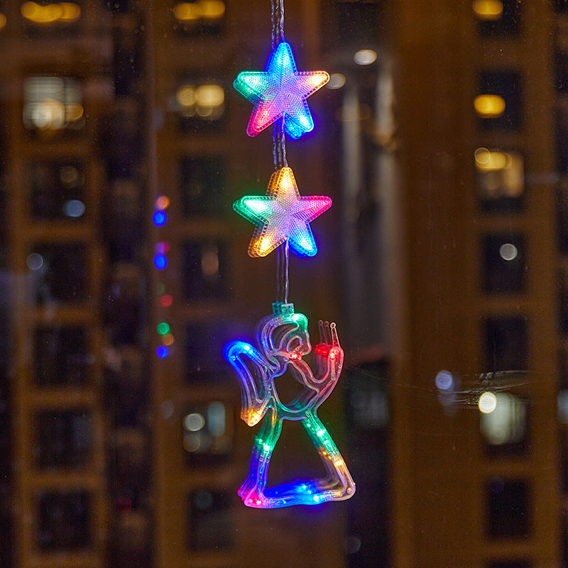 ⏳LAST DAY SALE ONLY ￡10.99!!🎄❄️ DIY Christmas Snowflake Suction Cup LED Lights ✨ | Battery Operated, Warm & Multi-Colour, Window Suction Lights, Christmas Home & Party Decor