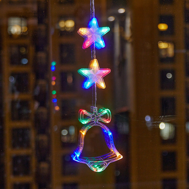 ⏳LAST DAY SALE ONLY ￡10.99!!🎄❄️ DIY Christmas Snowflake Suction Cup LED Lights ✨ | Battery Operated, Warm & Multi-Colour, Window Suction Lights, Christmas Home & Party Decor