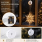 ⏳LAST DAY SALE ONLY ￡10.99!!🎄❄️ DIY Christmas Snowflake Suction Cup LED Lights ✨ | Battery Operated, Warm & Multi-Colour, Window Suction Lights, Christmas Home & Party Decor