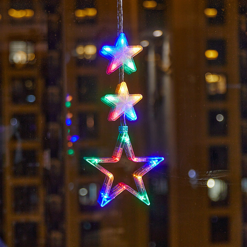 ⏳LAST DAY SALE ONLY ￡10.99!!🎄❄️ DIY Christmas Snowflake Suction Cup LED Lights ✨ | Battery Operated, Warm & Multi-Colour, Window Suction Lights, Christmas Home & Party Decor