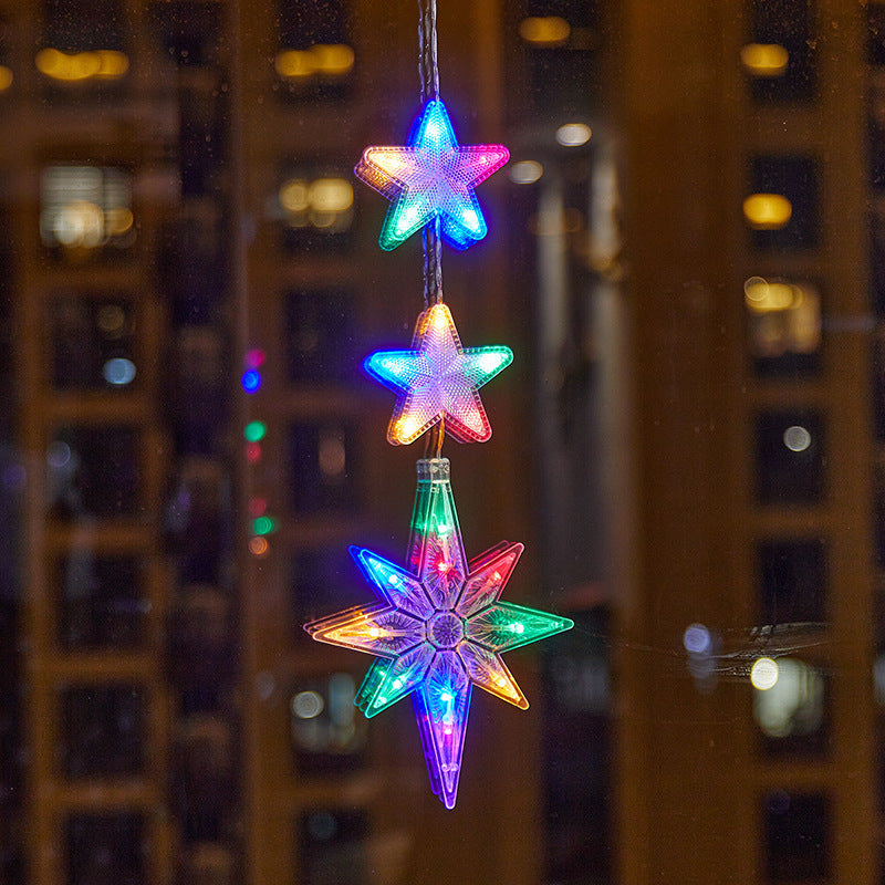 ⏳LAST DAY SALE ONLY ￡10.99!!🎄❄️ DIY Christmas Snowflake Suction Cup LED Lights ✨ | Battery Operated, Warm & Multi-Colour, Window Suction Lights, Christmas Home & Party Decor