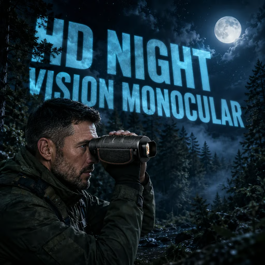 📢📢 66% OFF🔍1080P HD Night Vision Monocular – 16X Digital Zoom for Outdoor Adventures & Wildlife Viewing