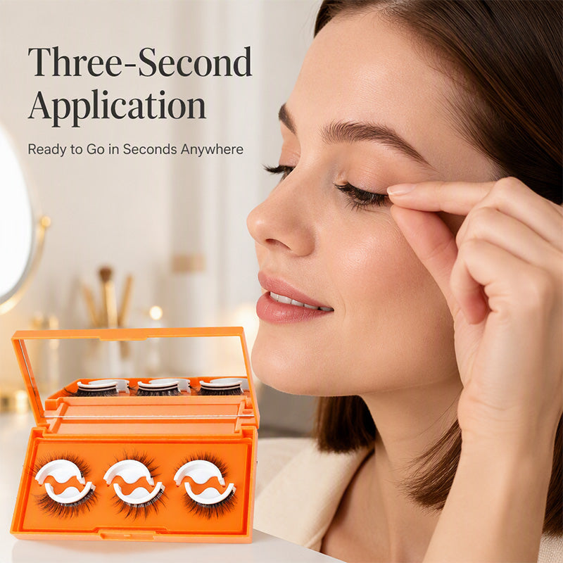 🥳2026 HOT SALE🥳💞50K+ SOLD! ✨👁️ 50% OFF! Self-Adhesive False Eyelashes – 3-second apply with no messy glue. Waterproof, secure & natural 3D look for effortless beauty! 🛡️💪