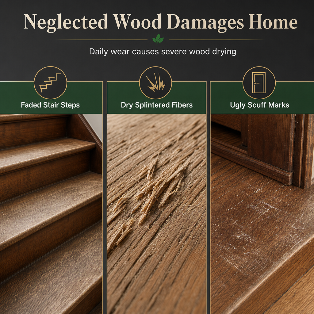 Wood Care Cleaner for Floors Furniture and Doors