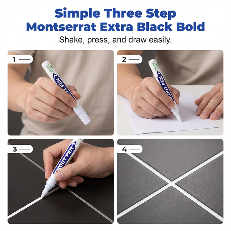 🥳2026 HOT SALE🥳💞50K+ SOLD! 🧱🖊️ 50% OFF! Grout Restorer Pen – instantly covers dirty, black grout lines. Fast-drying, waterproof & precision nib for a clean fresh look! ✨✅