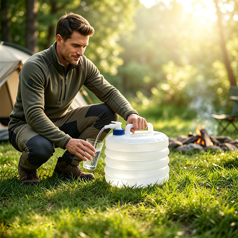 Collapsible Water Container Portable Camping Bucket