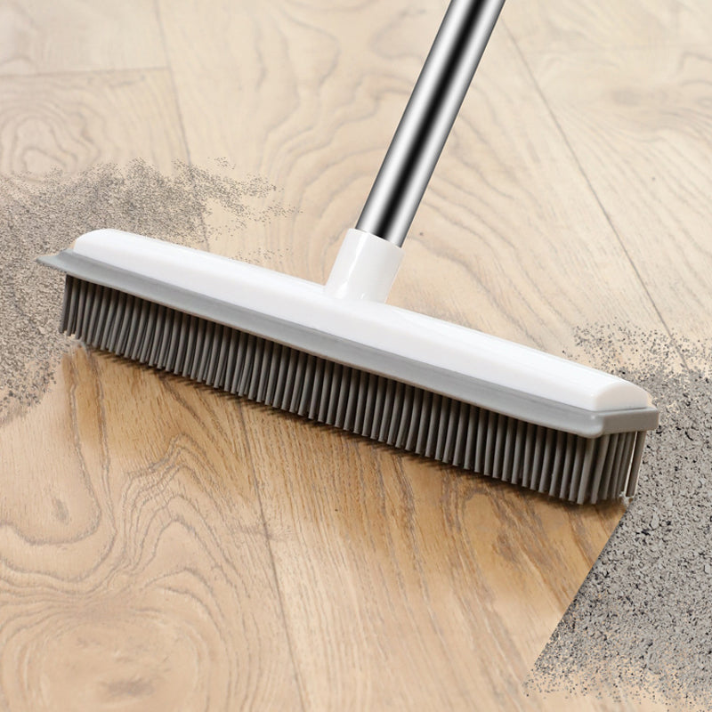 Rubber Bristle Broom for Pet Hair Removal