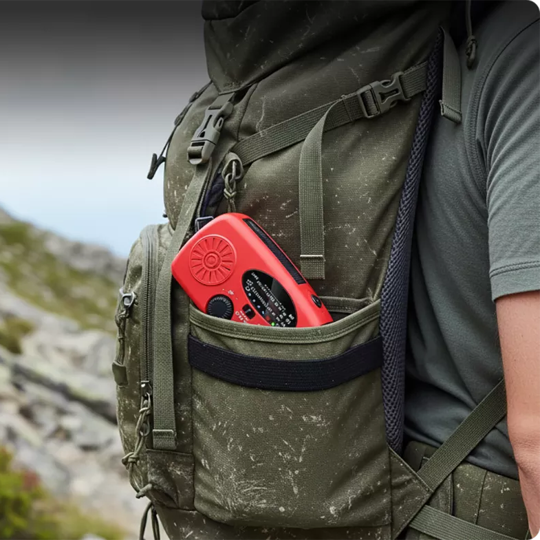 📢 LIMITED-TIME 50% OFF! 📻Multifunctional Portable Solar Emergency Radio – Power Bank, Hand Crank & Weather Alert for Outdoor & Crisis Preparedness