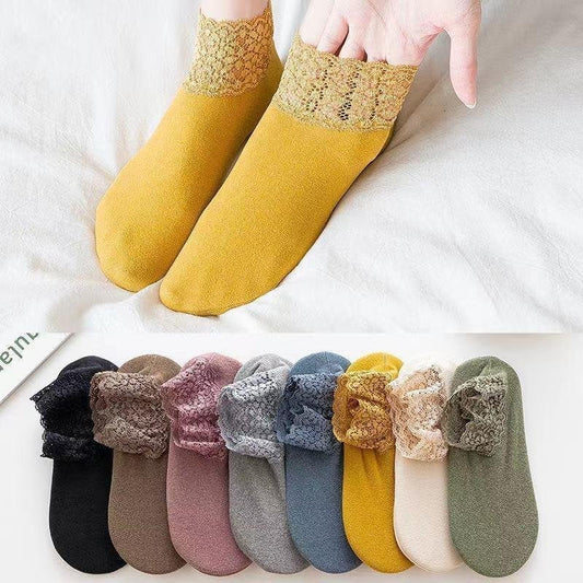 🔥Last Day 49% Off🔥New Fashion Lace Warmer Socks