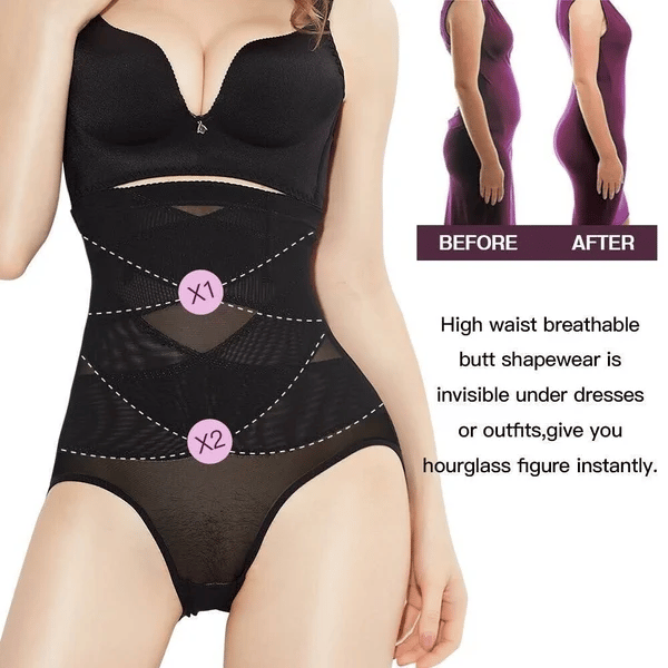 Waist Trainer for Women Cross Compression ABS Shaping Pant Butt Lifter  Shapewear