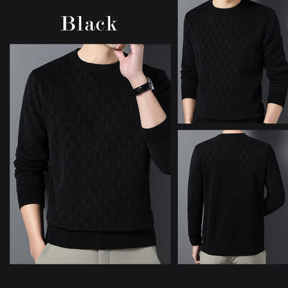 🔥🔥🔥Men's Warm Exquisite Pattern Crewneck Knitwear