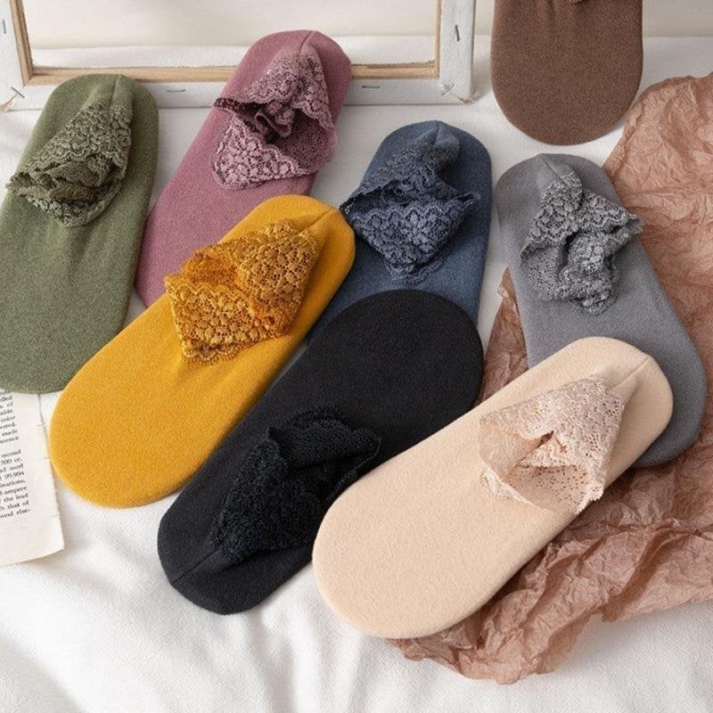 🔥Last Day 49% Off🔥New Fashion Lace Warmer Socks